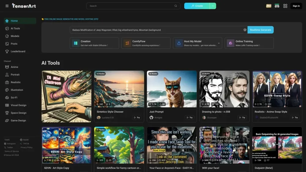 Website preview