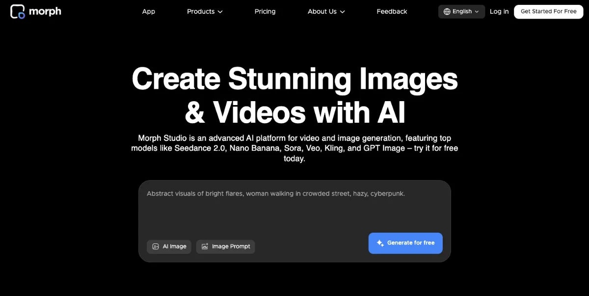 Morph Studio preview