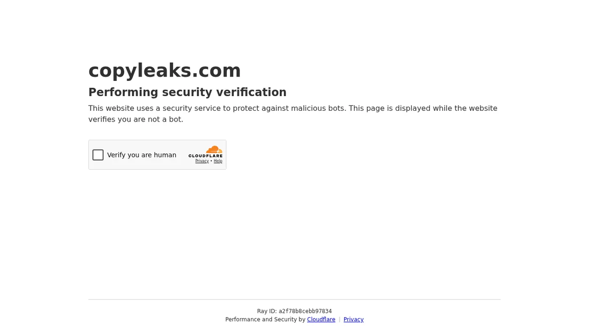 Copyleaks Screenshot