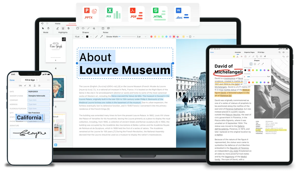 Website preview